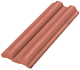 Double bamboo roofing tiles