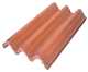 Tripple Channel roofing tiles